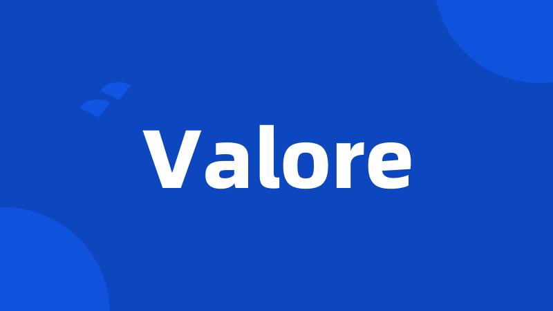 Valore