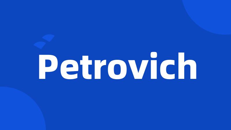 Petrovich