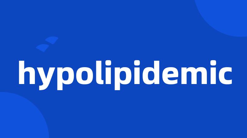 hypolipidemic