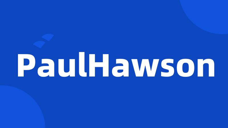 PaulHawson