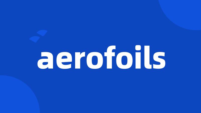 aerofoils