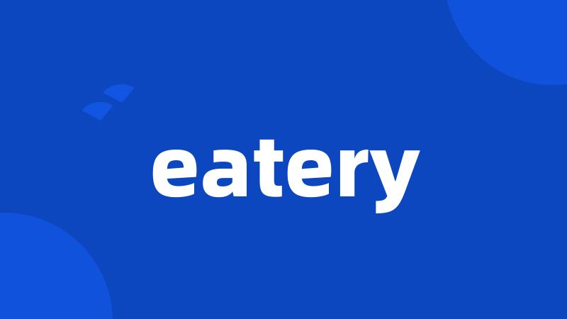 eatery