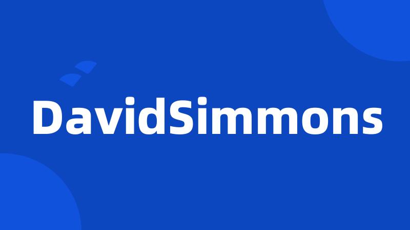 DavidSimmons