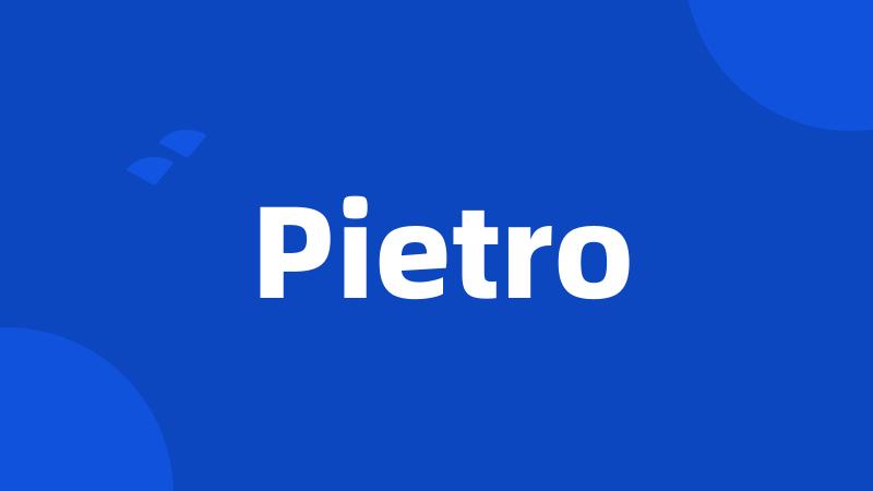 Pietro