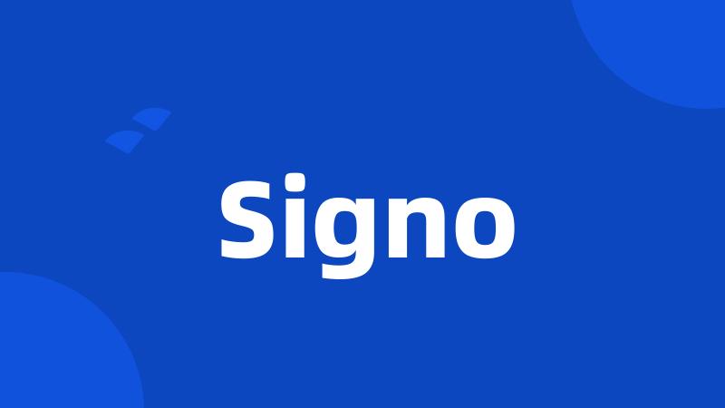 Signo