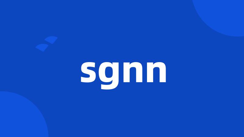 sgnn