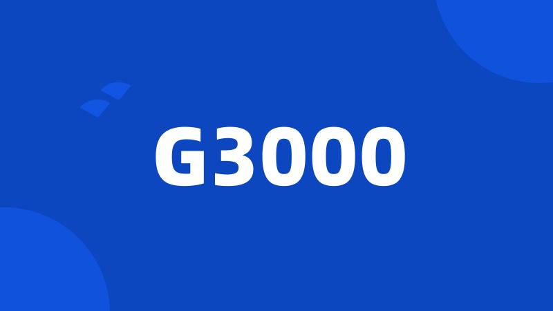 G3000