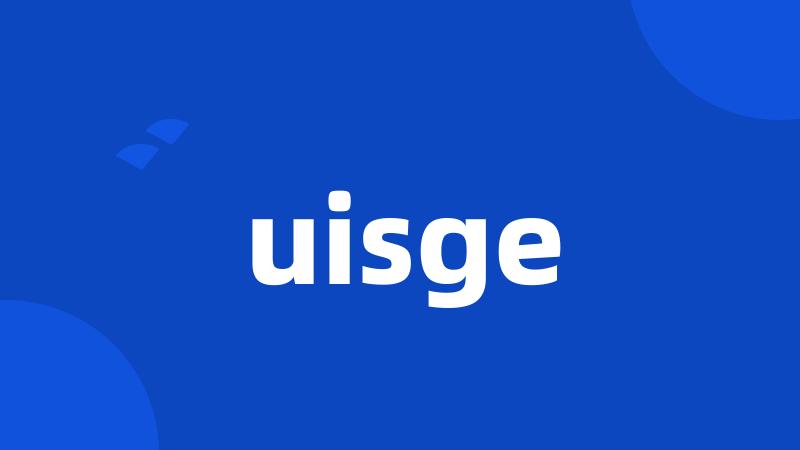 uisge