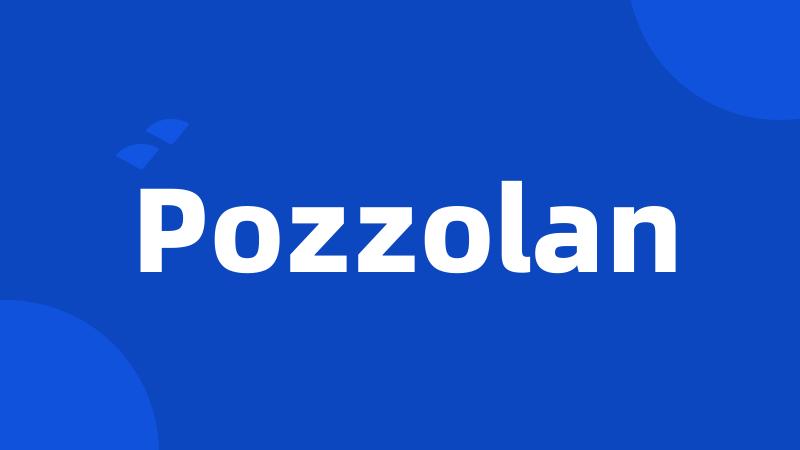 Pozzolan