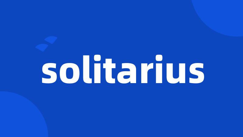 solitarius