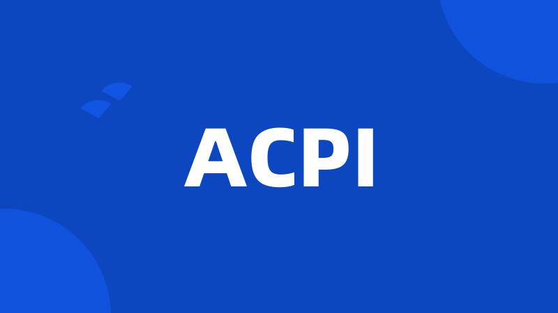 ACPI