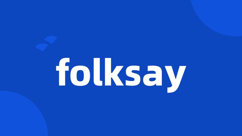 folksay