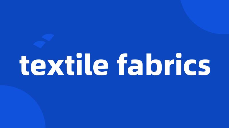 textile fabrics