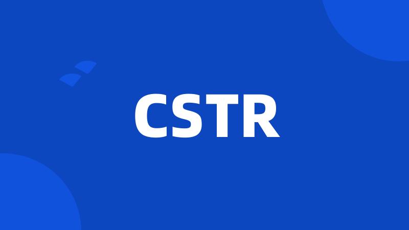 CSTR