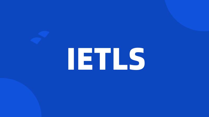 IETLS