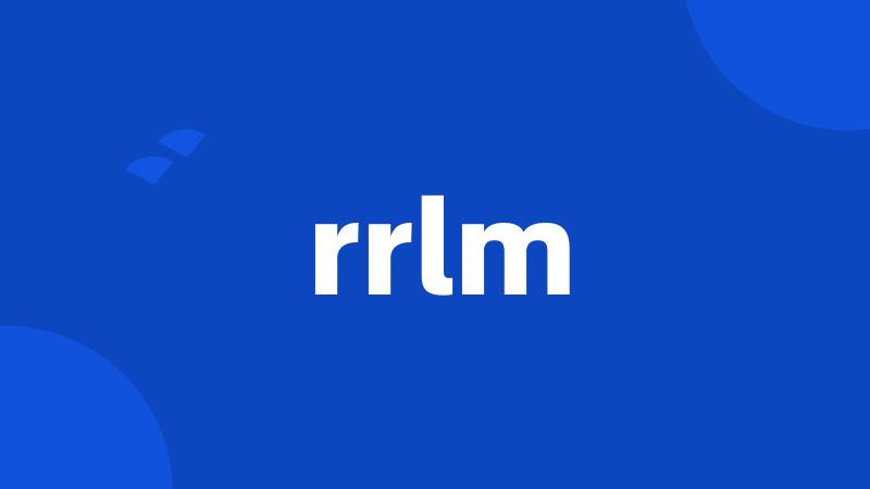 rrlm