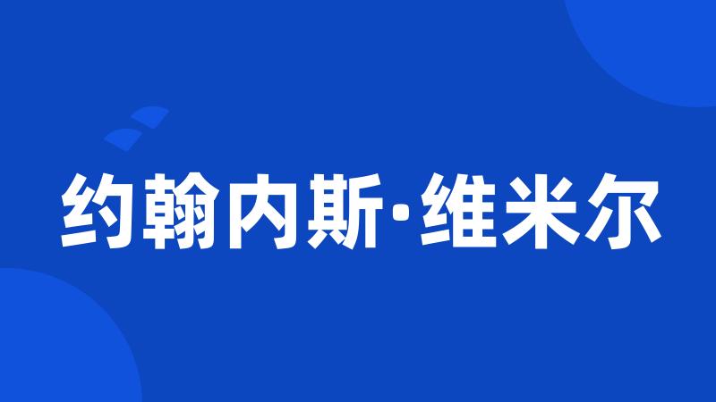 约翰内斯·维米尔