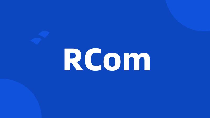 RCom