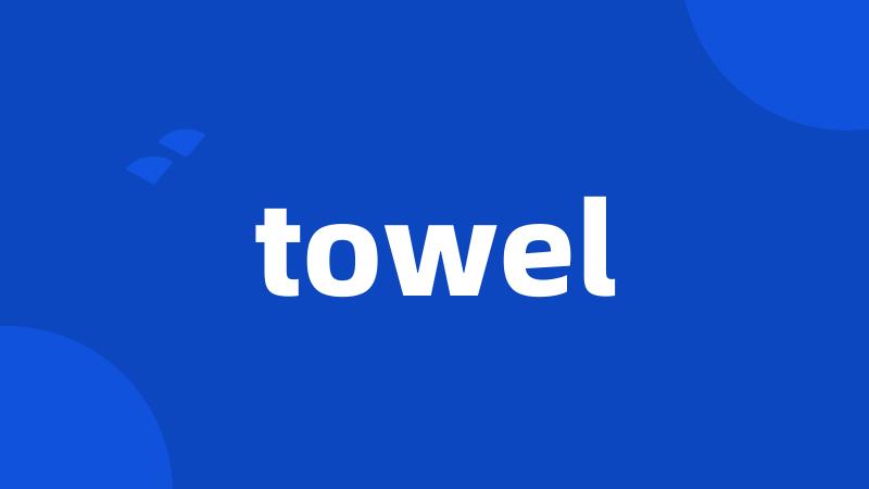 towel