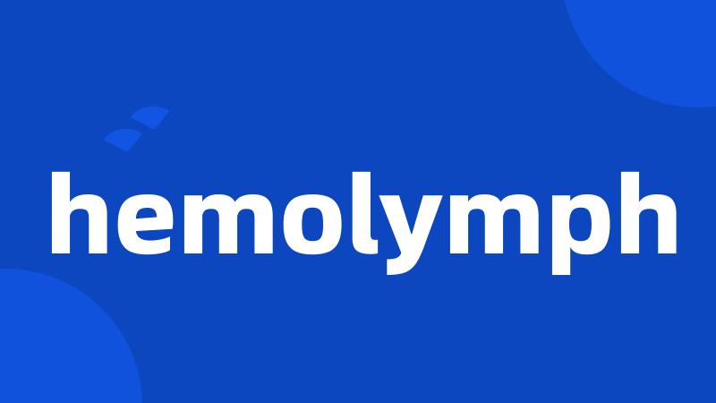 hemolymph