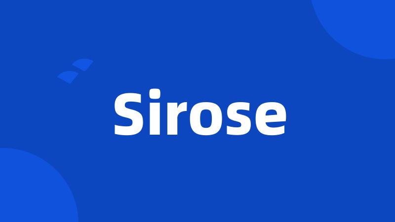 Sirose