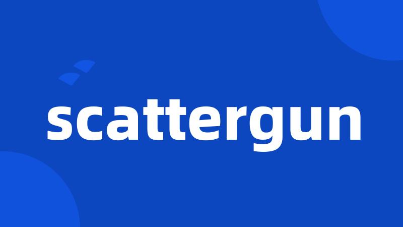 scattergun