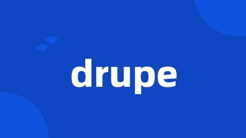 drupe