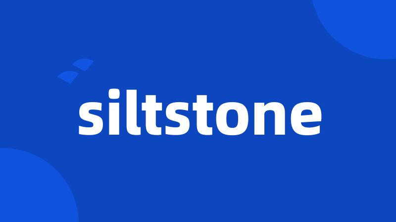 siltstone