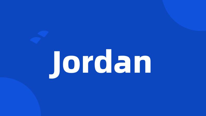 Jordan