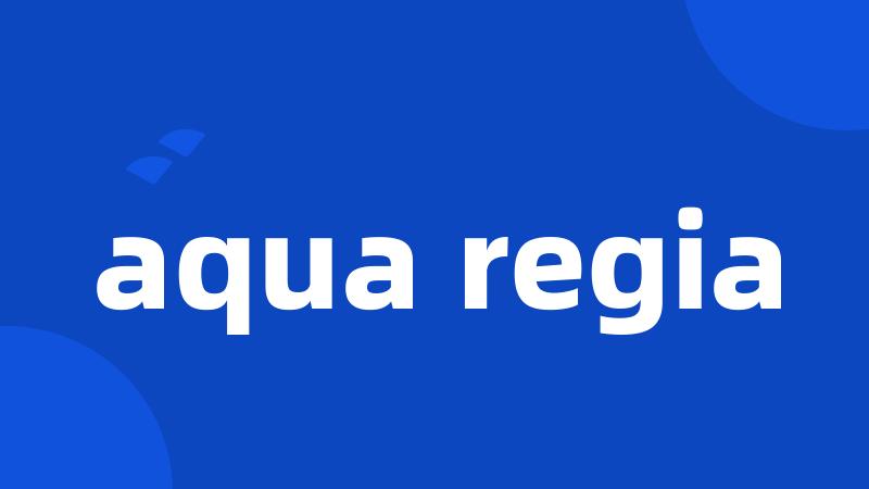 aqua regia