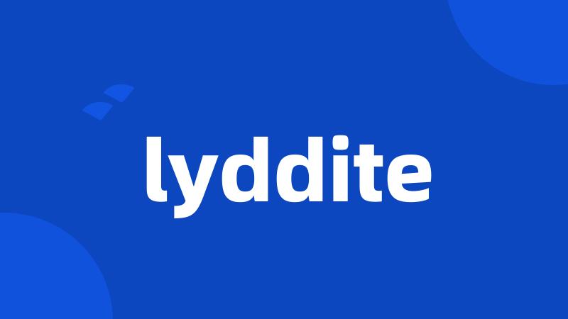 lyddite