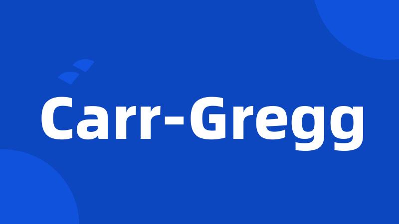 Carr-Gregg