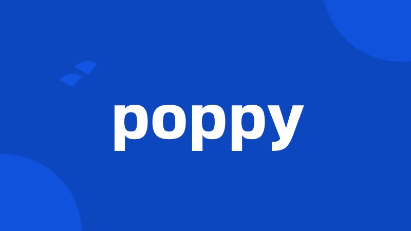 poppy