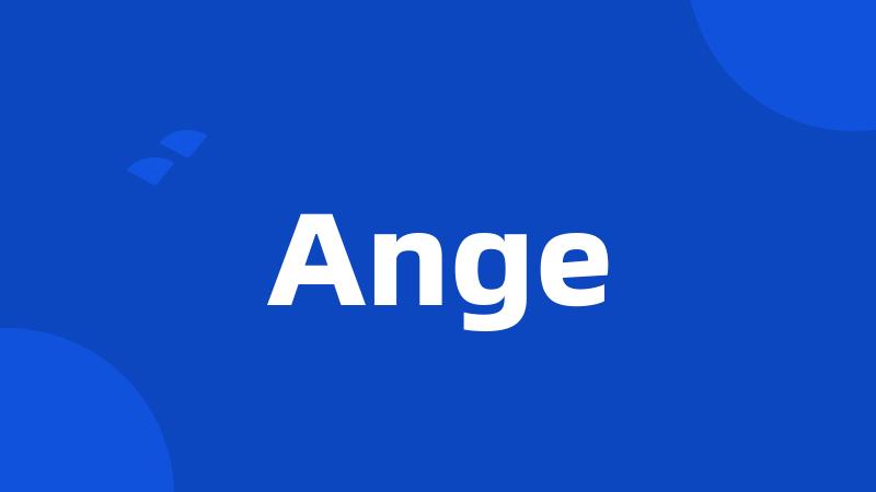 Ange