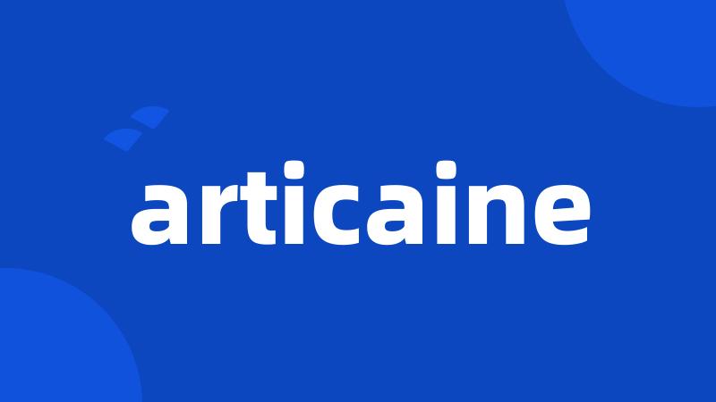 articaine