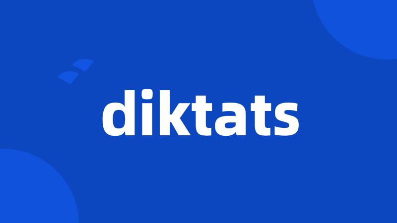 diktats