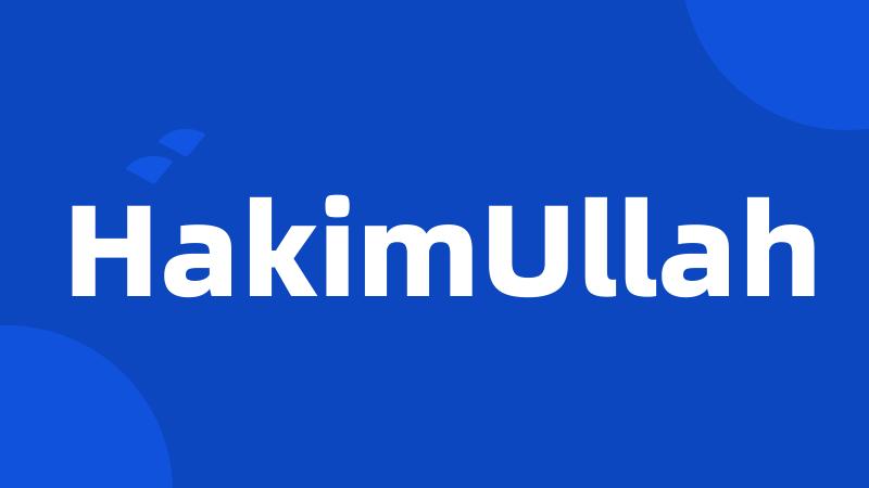 HakimUllah