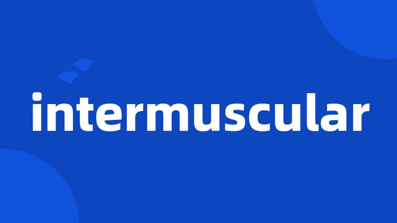 intermuscular