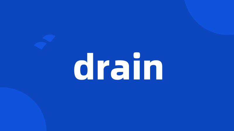 drain