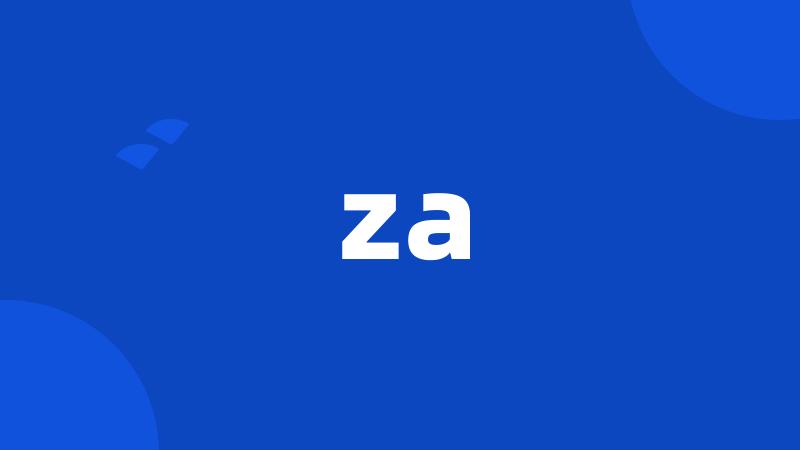 za