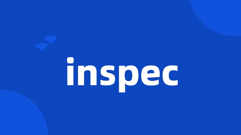 inspec