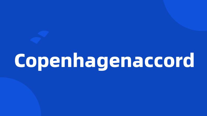 Copenhagenaccord