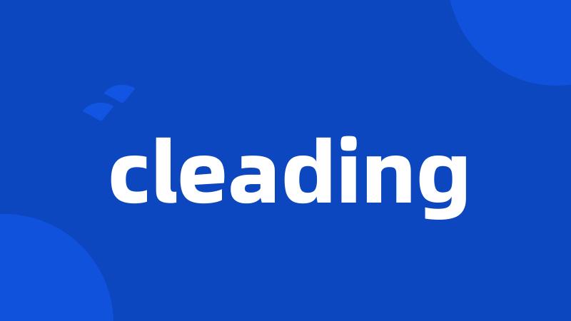 cleading