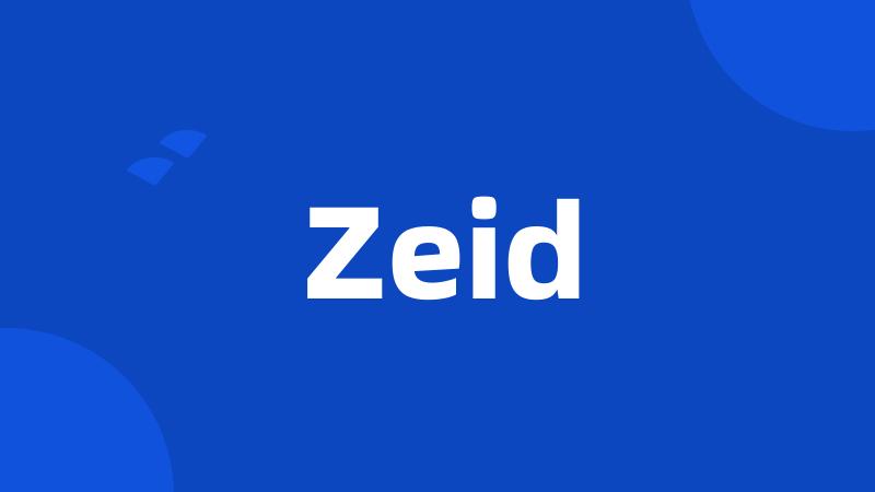 Zeid