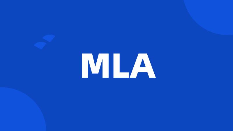 MLA