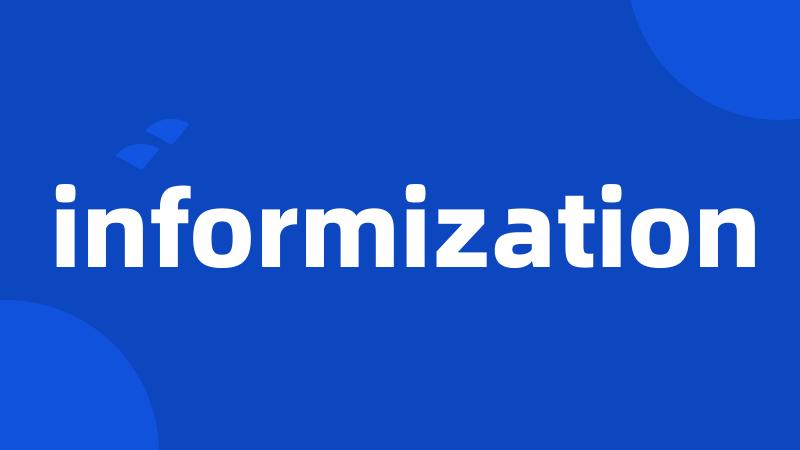 informization