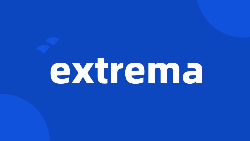 extrema