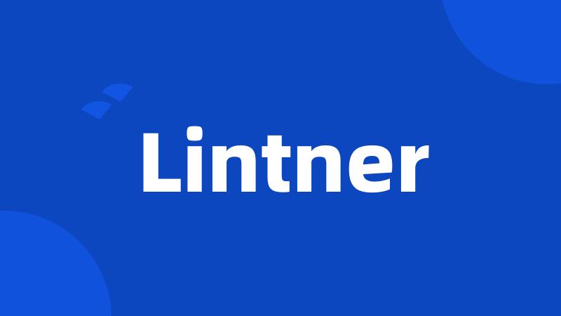 Lintner