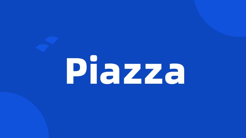 Piazza