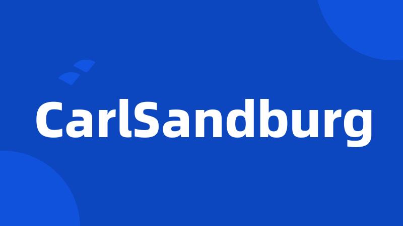 CarlSandburg